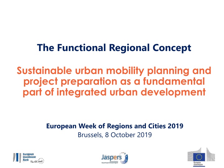 Functional Regional Concept for Sustainable Urban Mobility Planning