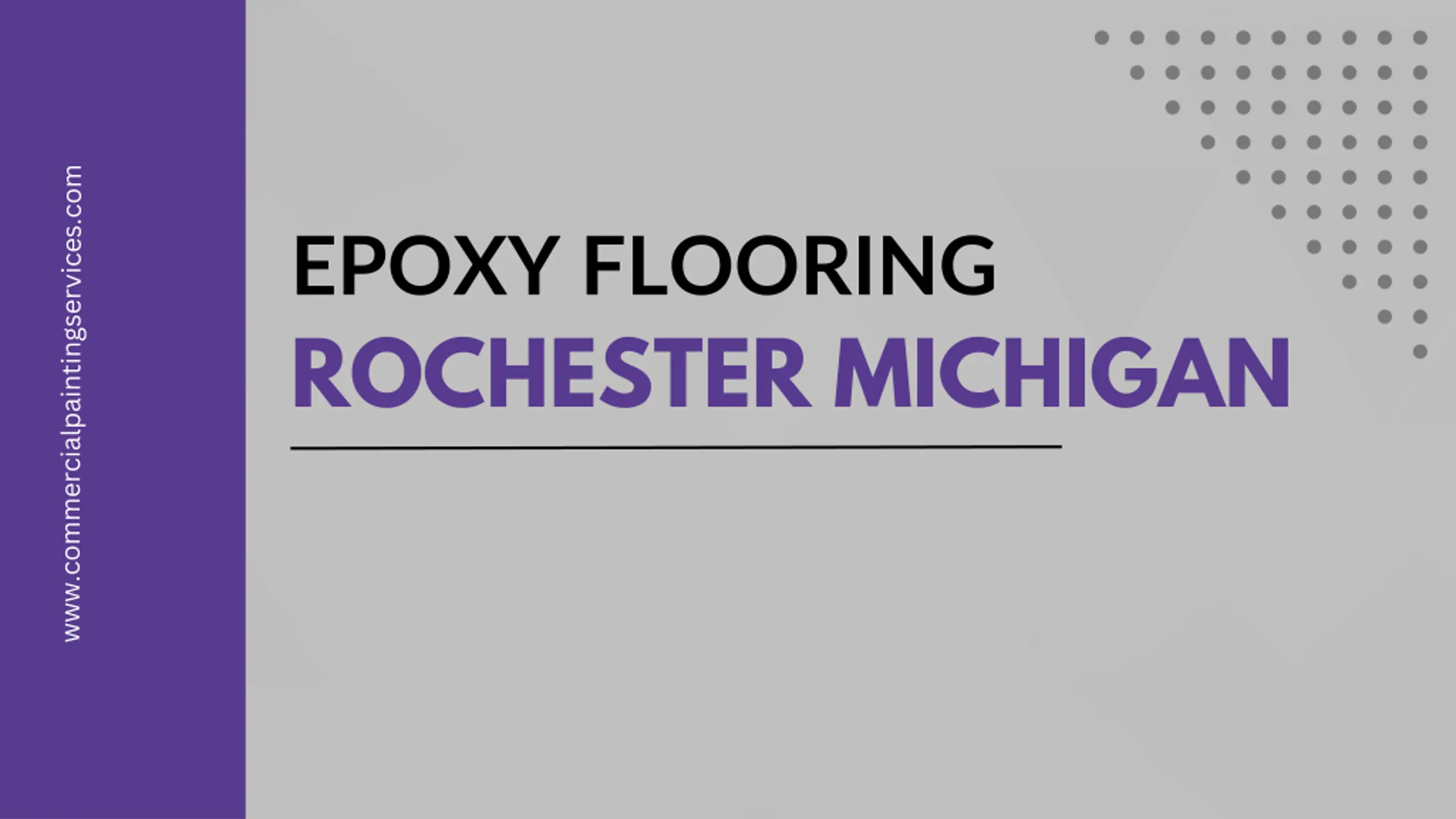 Commercial Epoxy Floors Michigan
