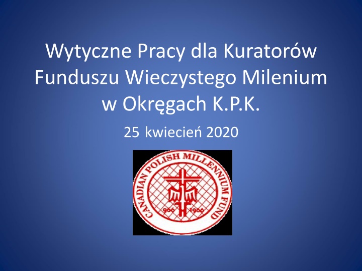 Canadian Polish Millennium Fund: Promoting Polish Culture in Canada