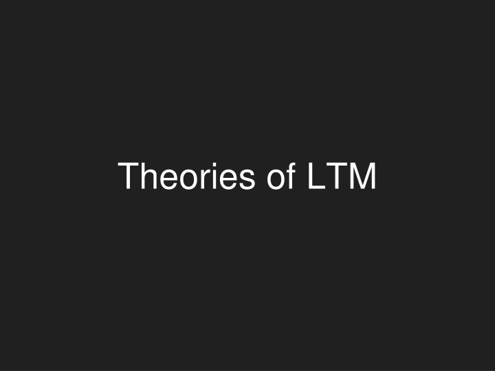 Long-Term Memory Deficits: A Cognitive Perspective
