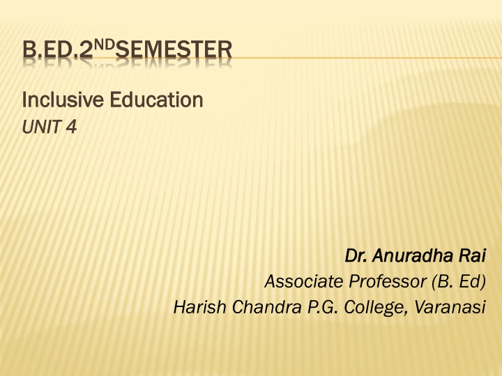 Creating an Inclusive School: Evolving Education Management for Equal Opportunity