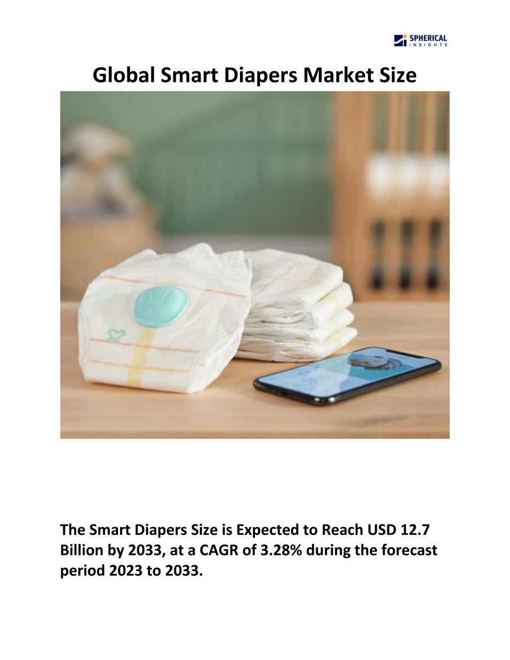 global smart diapers market size l.w