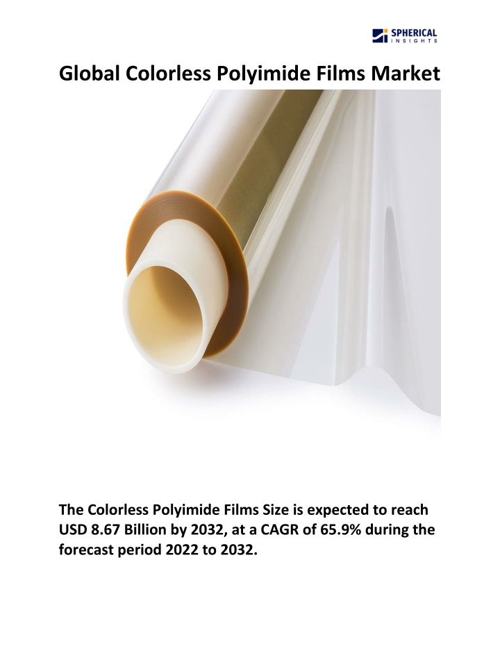 global colorless polyimide films market n.w