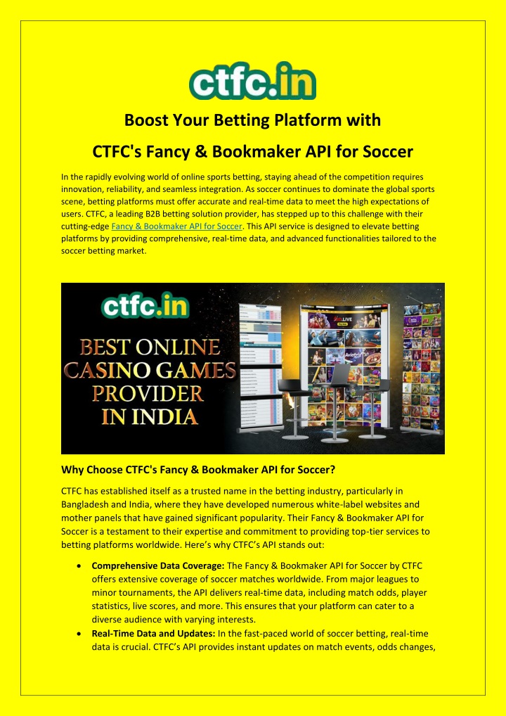 boost your betting platform with n.w