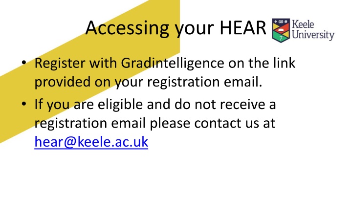 Guide to Accessing and Sharing Your HEAR with Gradintelligence