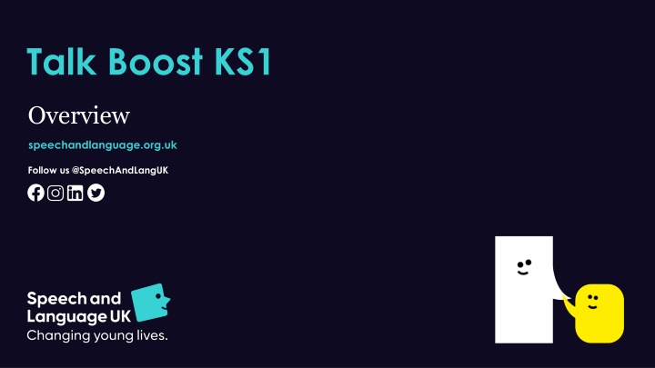 Supporting Children's Speech and Language Development with Talk Boost KS1