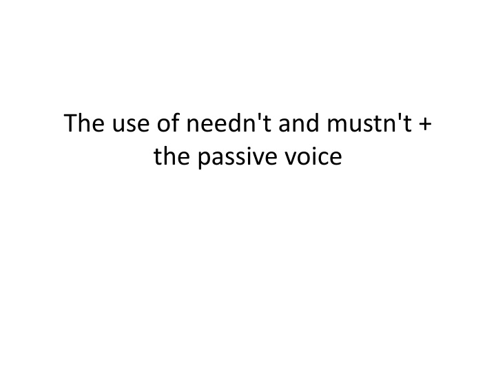 Effective Use of 