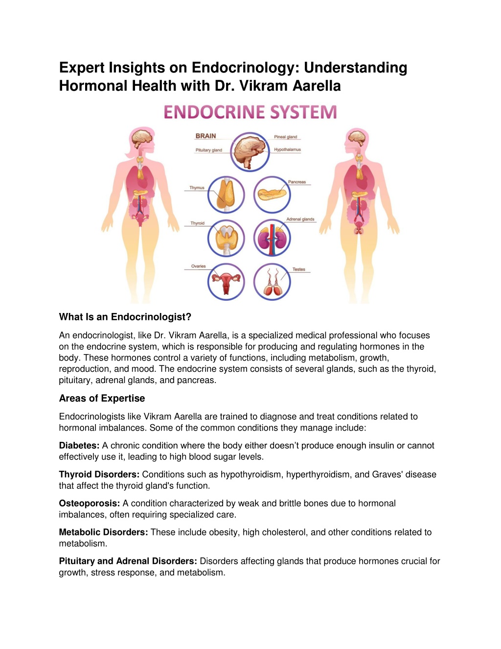 expert insights on endocrinology understanding l.w