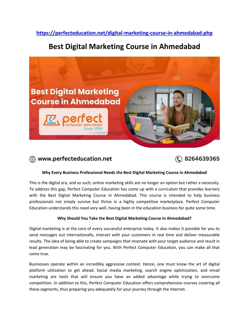 https perfecteducation net digital marketing l.w