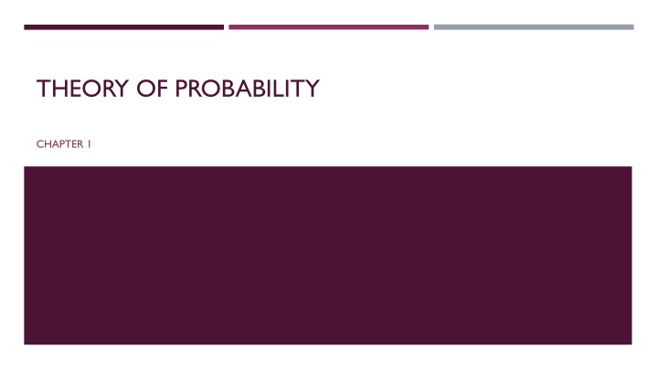 Probability Theory: Basics and Applications