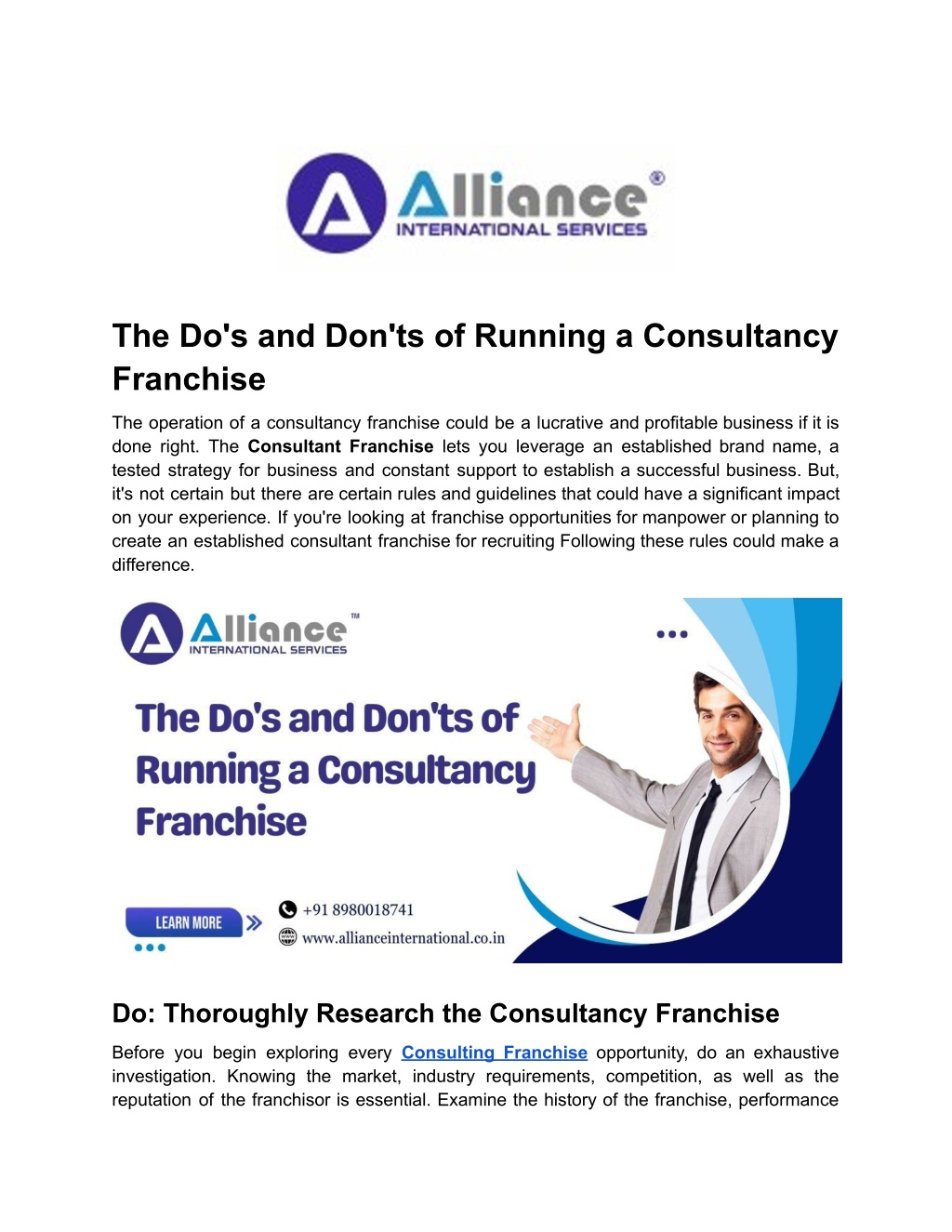 the do s and don ts of running a consultancy l.w