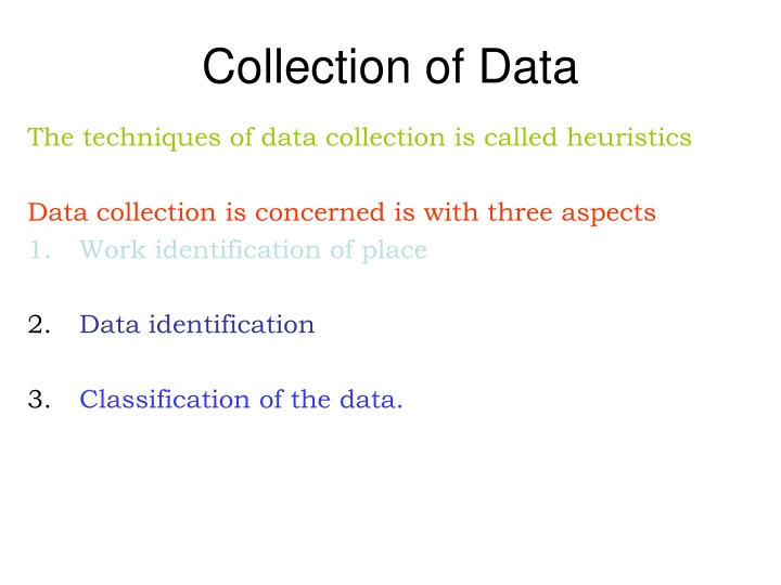 Techniques and Principles of Data Collection and Bibliography Organization