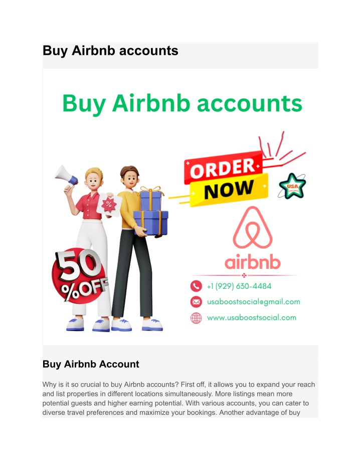buy airbnb accounts n.w