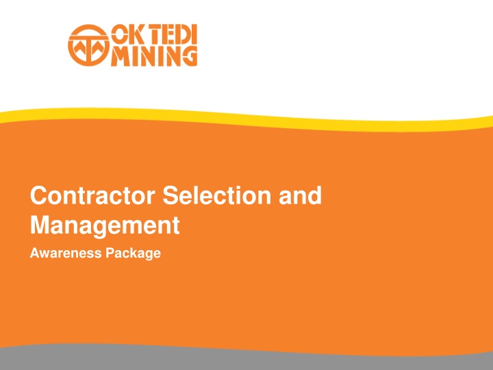 Comprehensive Guidelines for Contractor Selection and Management in Mobile Plant and Equipment Operations