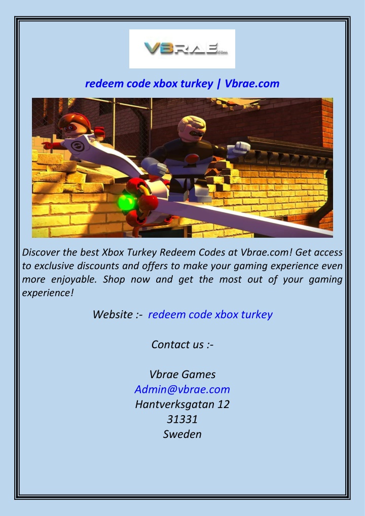 redeem code xbox turkey vbrae com n.w