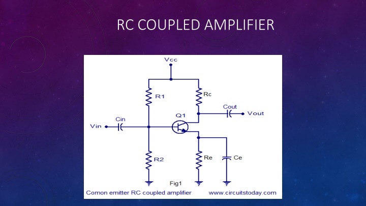 RC Coupled Amplifiers and Transistor Basics