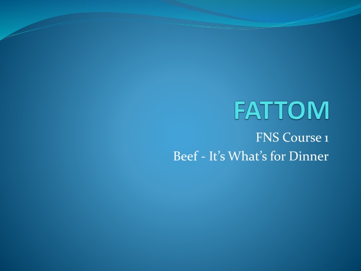 FATTOM: Factors Affecting Microorganism Growth in Food