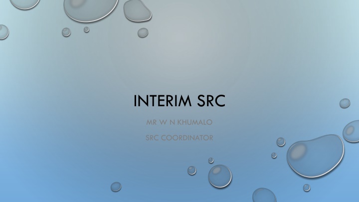 Addressing Students' Needs and Challenges: Interim SRC Progress Overview