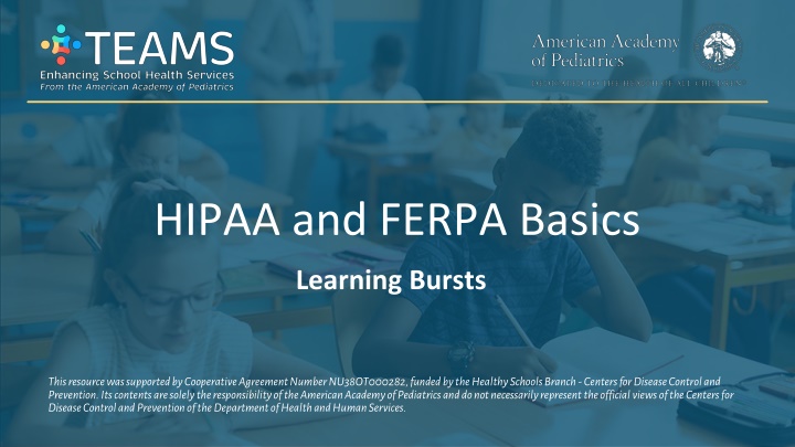 HIPAA and FERPA Privacy Laws in Schools