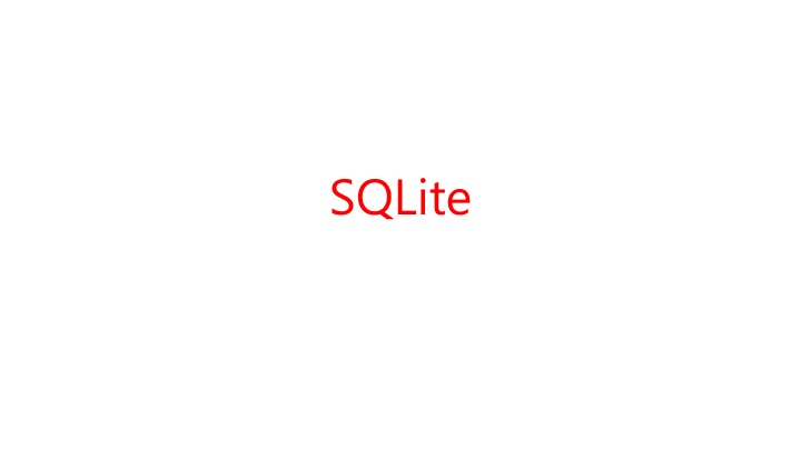 SQLite Case Statements and Examples