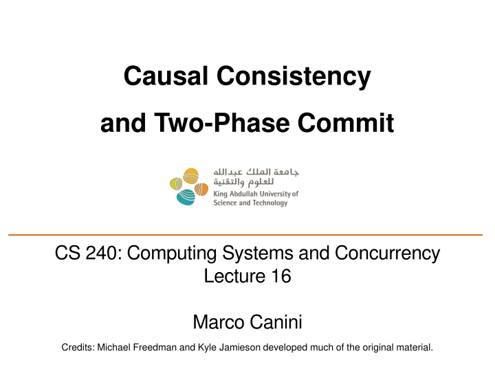 Causal Consistency in Distributed Systems