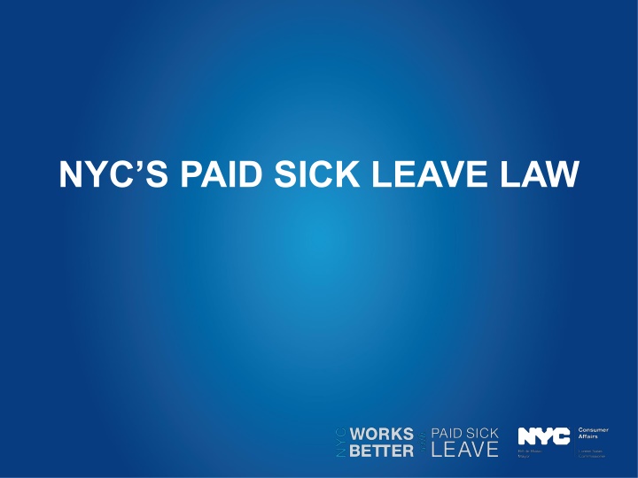 NYC Paid Sick Leave Law