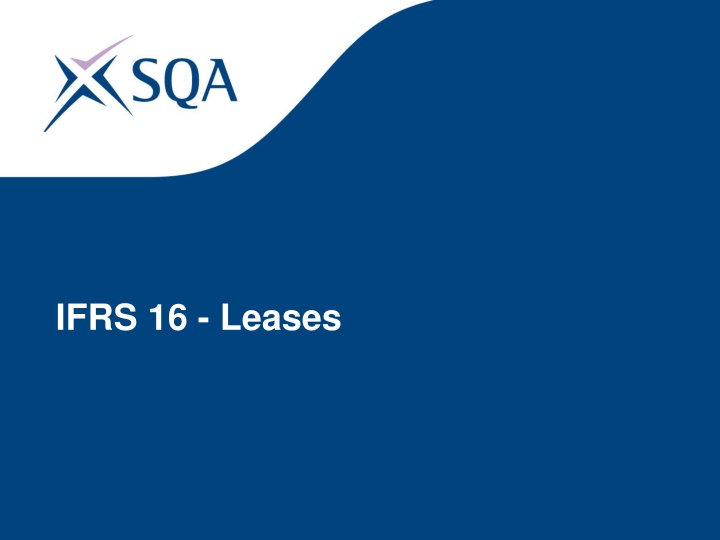 IFRS 16: Accounting Treatment of Leases