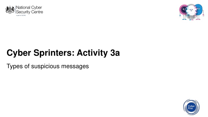 Types of Suspicious Messages by Cyber Sprinters and Urgent Call for Assistance