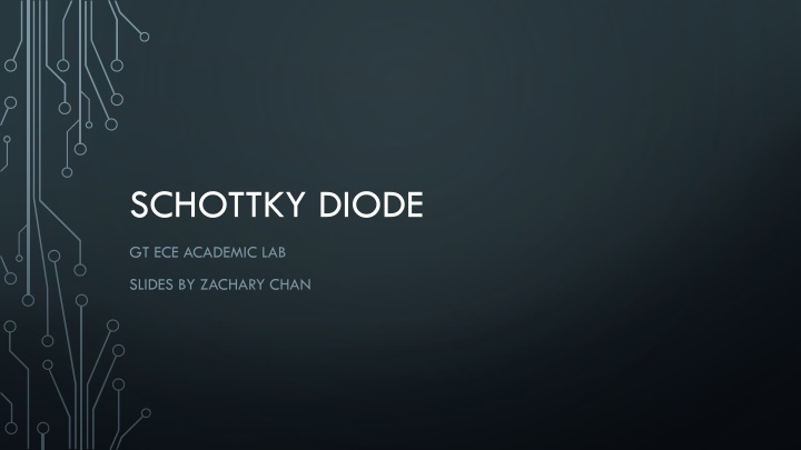 Schottky Diodes: Advantages and Disadvantages