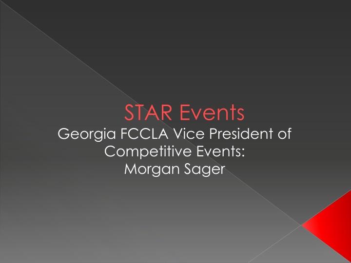 Guide to Participating in STAR Events in Georgia FCCLA