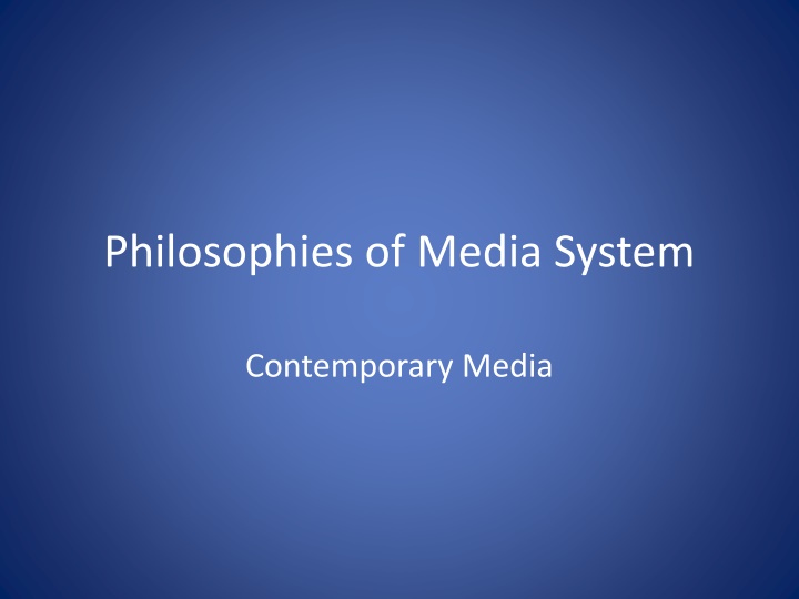 Media Imperialism and Cultural Influence
