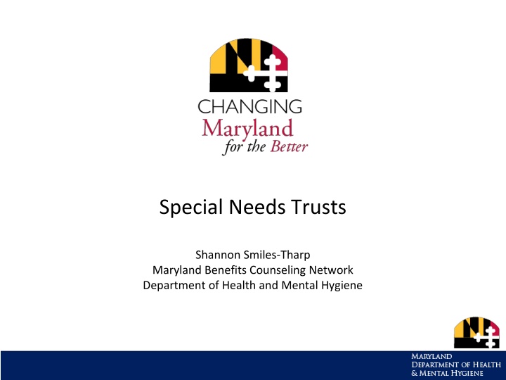 Special Needs Trusts for Benefits Preservation