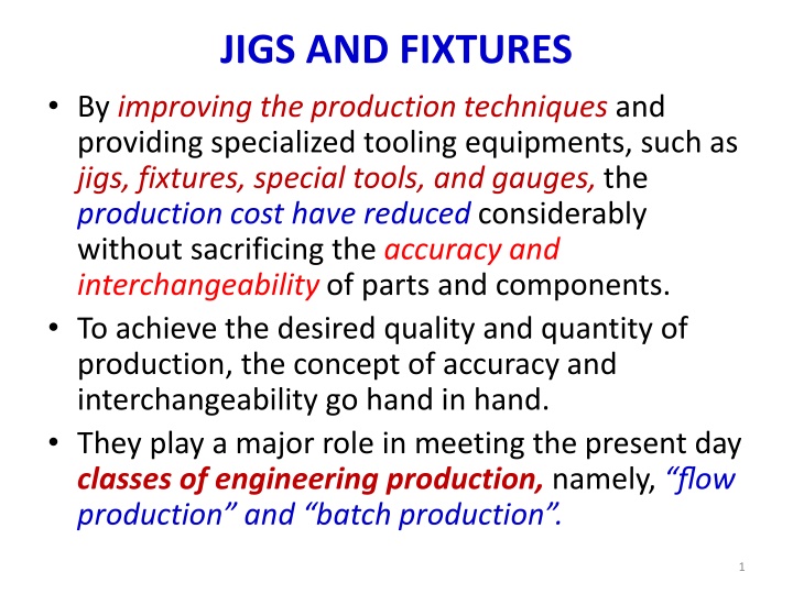 The Importance of Jigs and Fixtures in Production Techniques