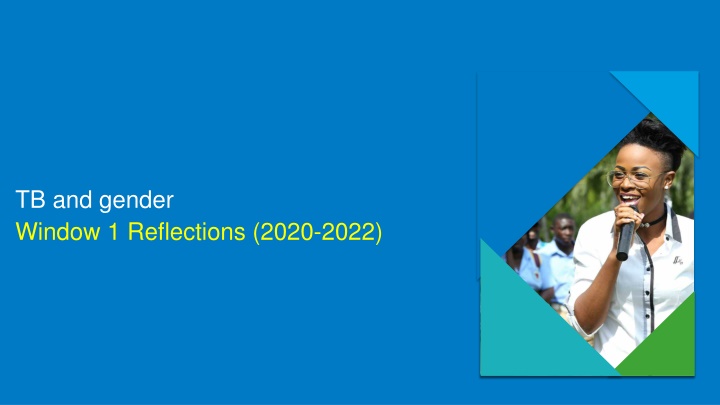 Gender-Responsive Strategies for TB Program Improvement