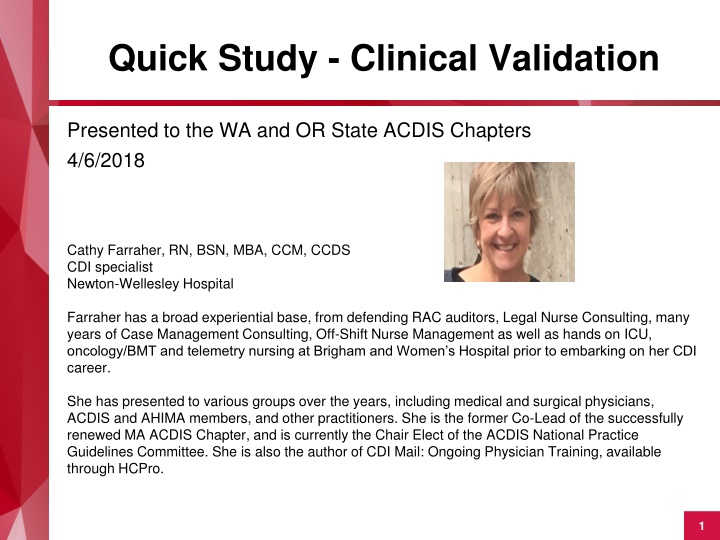 Clinical Validation in Acute Respiratory Failure Case Study
