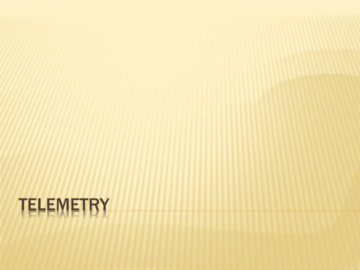 Telemetry Systems in Engineering