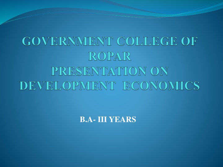 Overview of Economic Development Theories and Determinants