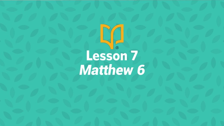 The Power of Prayer in Matthew 6