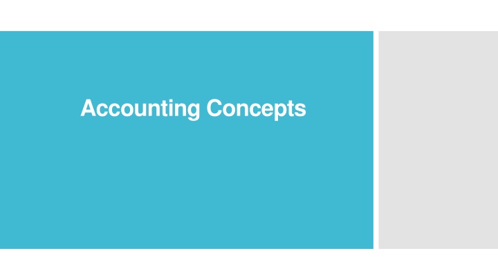 Accounting Concepts