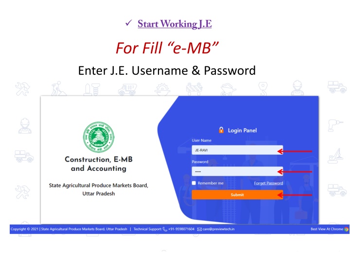 Efficient Workflow for E-MB Submission and Bill Generation