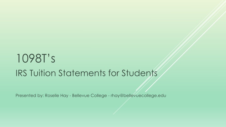 The 1098-T Tax Form for Students
