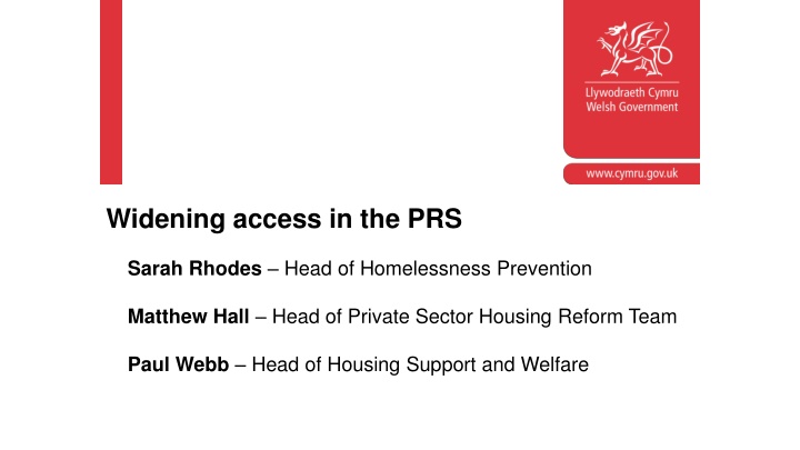 Transforming Housing Policy in Wales: A Focus on Preventing Homelessness