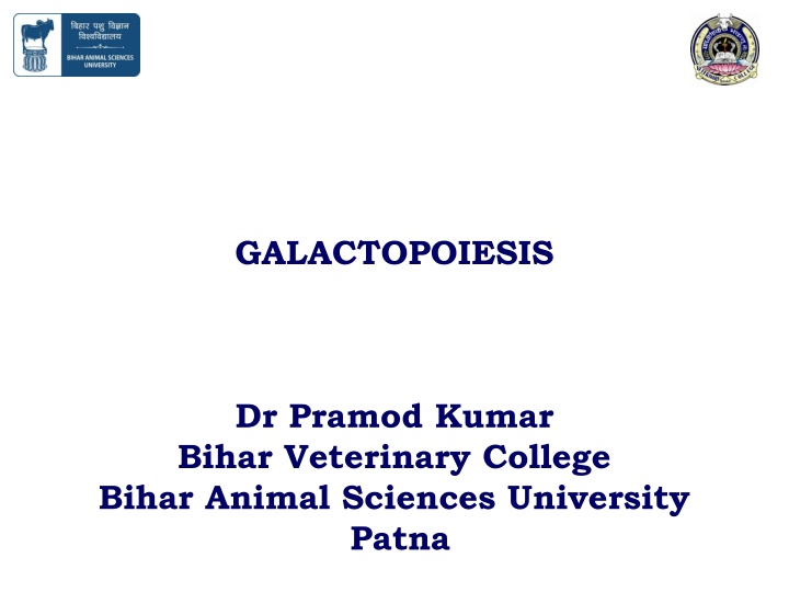 Galactopoiesis and Milk Ejection in Veterinary Science