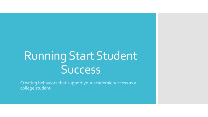 Tips for Academic Success as a College Student: Running Start Insights