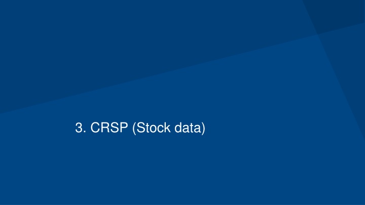 Comprehensive Overview of Stock Data Processing and Analysis