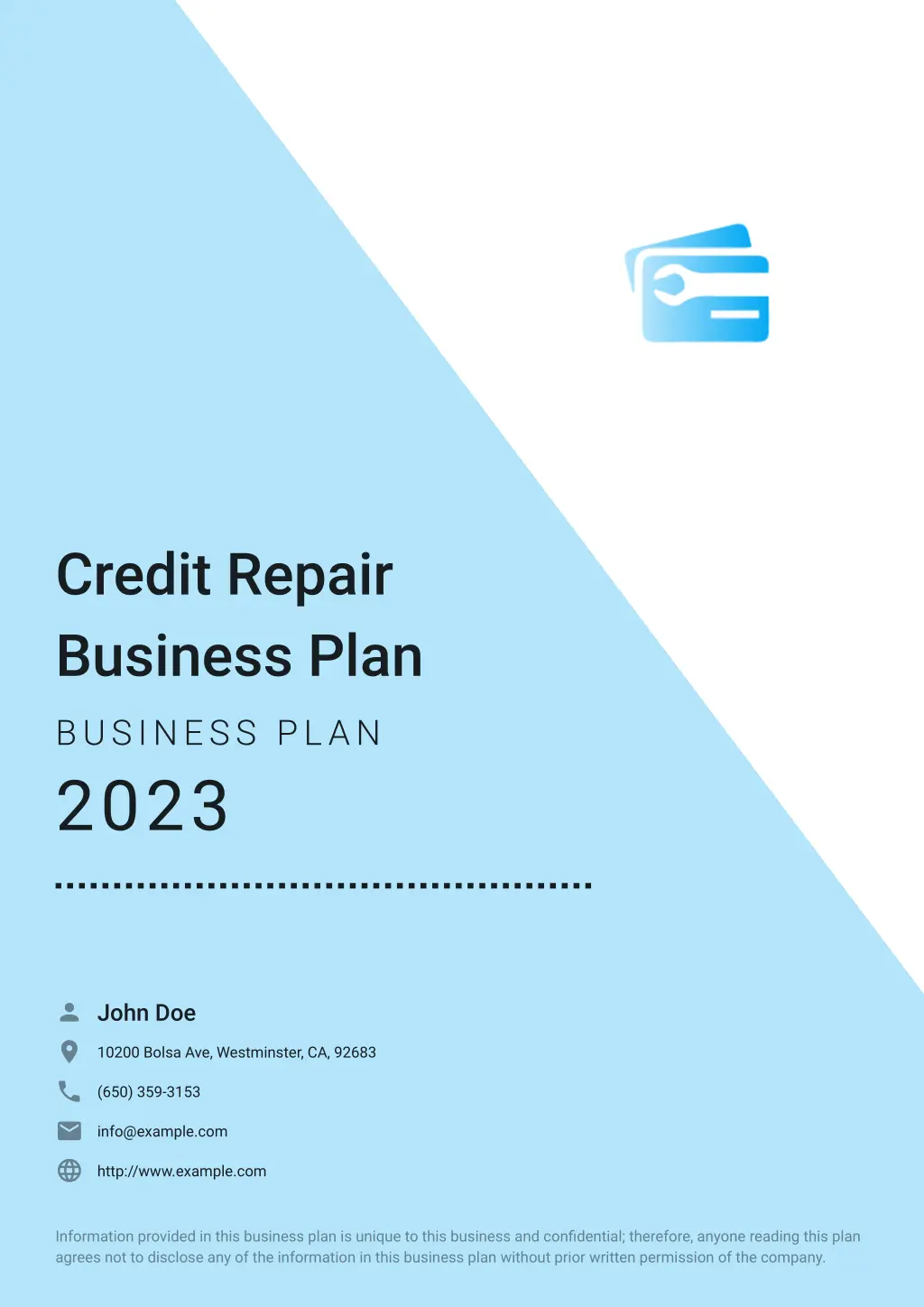 credit repair business plan n.