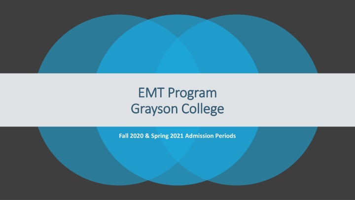 Grayson College EMT Program Information
