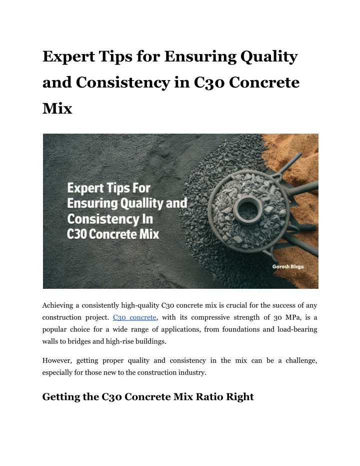 expert tips for ensuring quality n.w