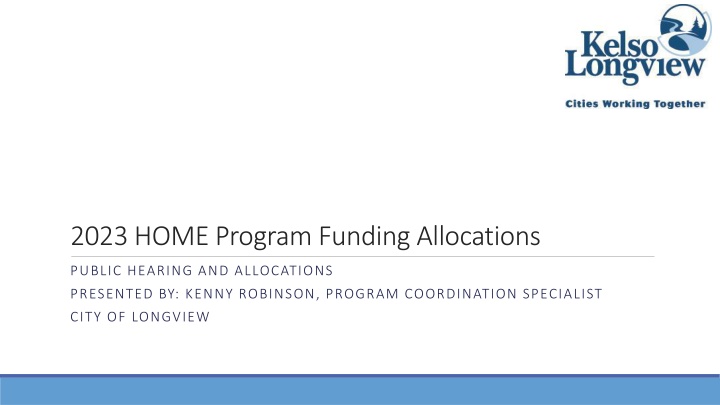 2023 HOME Program Funding Allocations