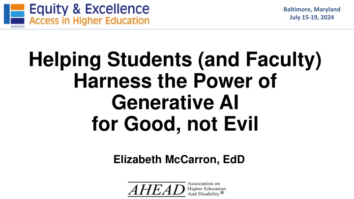 Unleashing the Power of Generative AI for Good